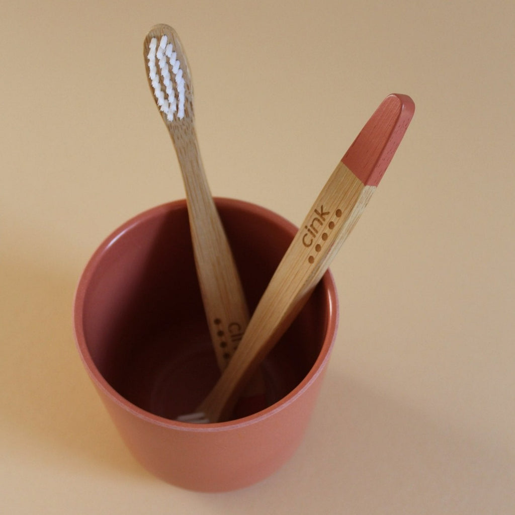 Cink Bamboo Toothbrushes - Huckle + Berry KidsCink