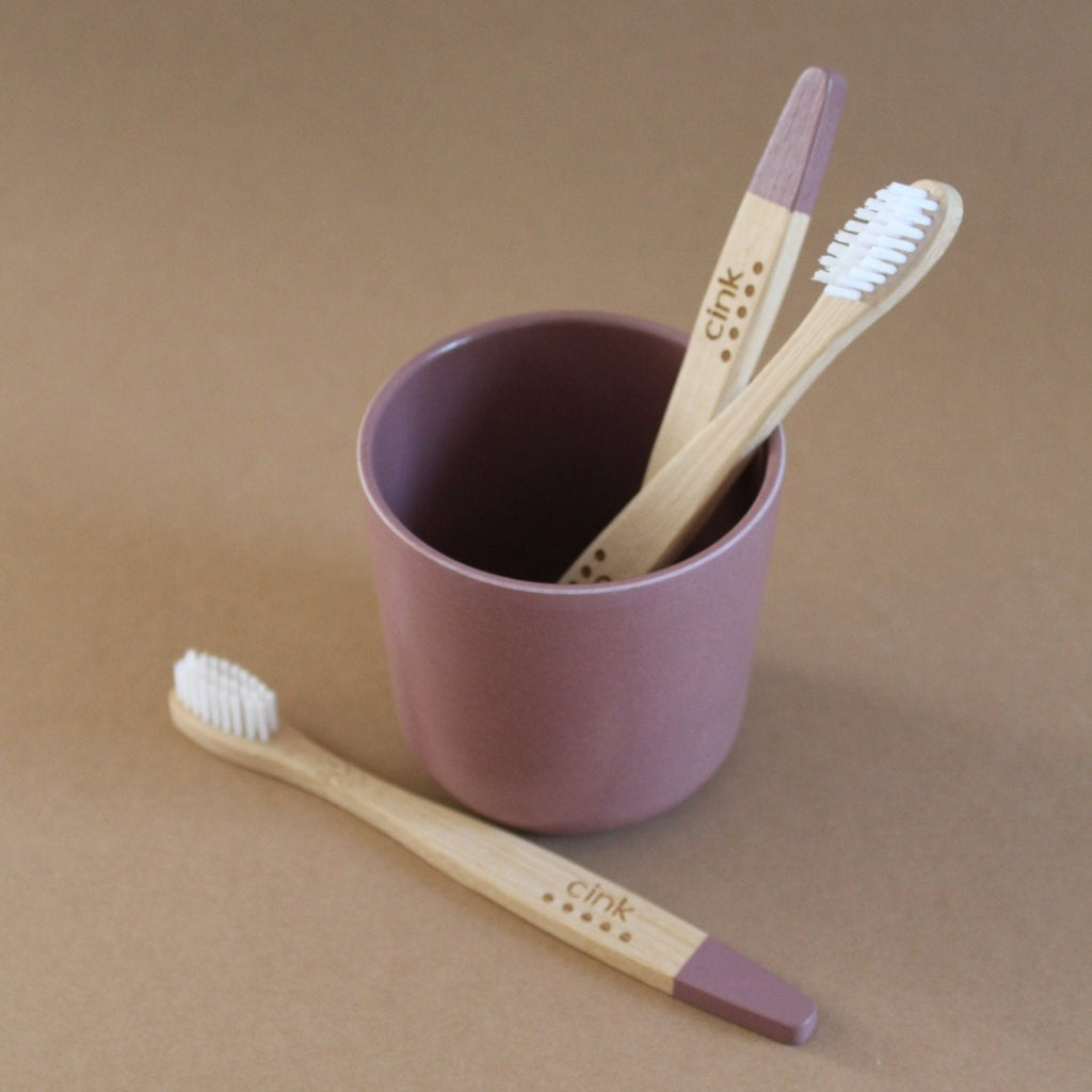 Cink Bamboo Toothbrushes - Huckle + Berry KidsCink