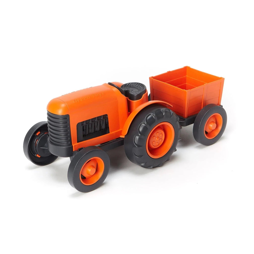 Green Toys Tractor - Orange - Huckle + Berry KidsGreen Toys