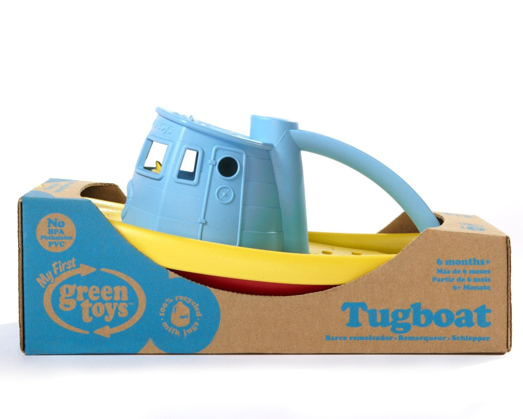 Green Toys Tug Boat - Blue Top - Huckle + Berry KidsGreen Toys