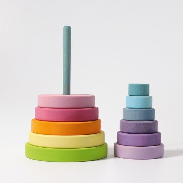Grimms Conical Tower Large Pastel - Huckle + Berry KidsGrimms