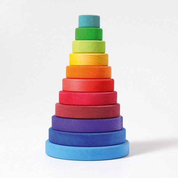 Grimms Conical Tower Large Rainbow - Huckle + Berry KidsGrimms