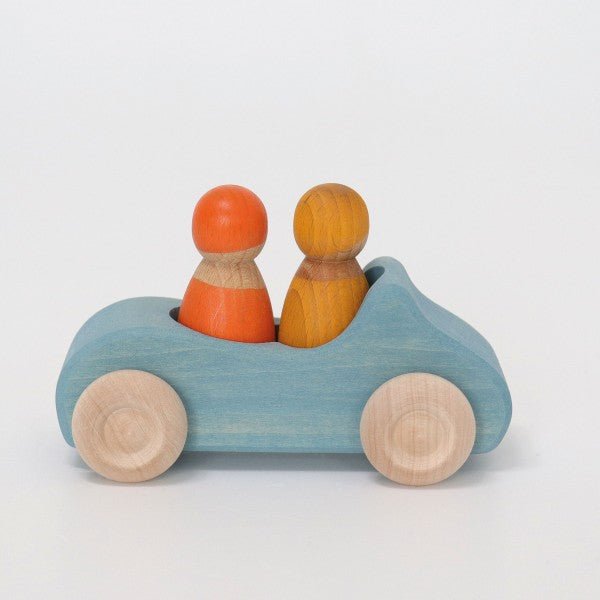 Grimms Convertible Car Blue - Huckle + Berry KidsGrimms