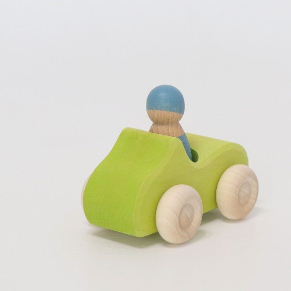 Grimm's Convertible Car Green - Huckle + Berry KidsGrimm's