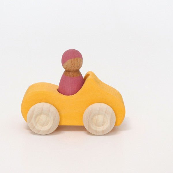 Grimms Convertible Car Yellow - Huckle + Berry KidsGrimms