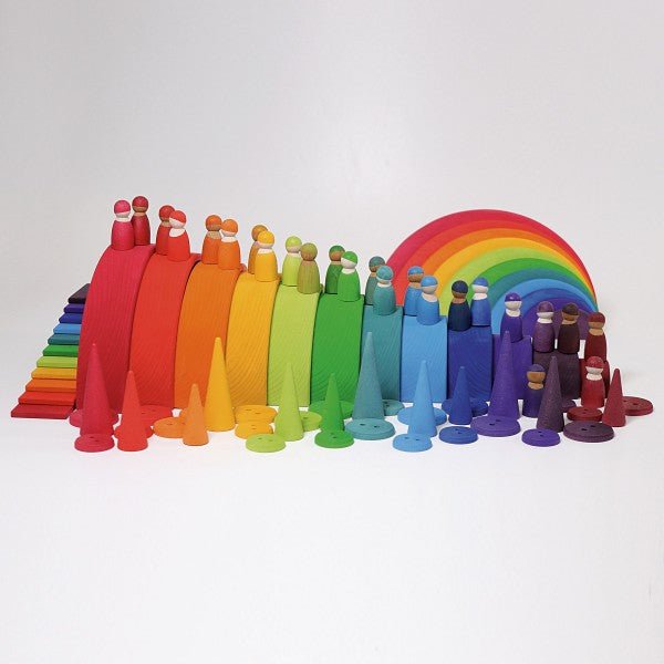 Grimm's Rainbow Semi Circles - Huckle + Berry KidsGrimm's