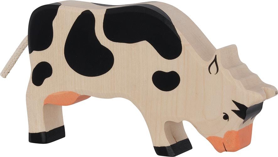 Holztiger Cow Grazing, Black - Huckle + Berry KidsHoltztiger