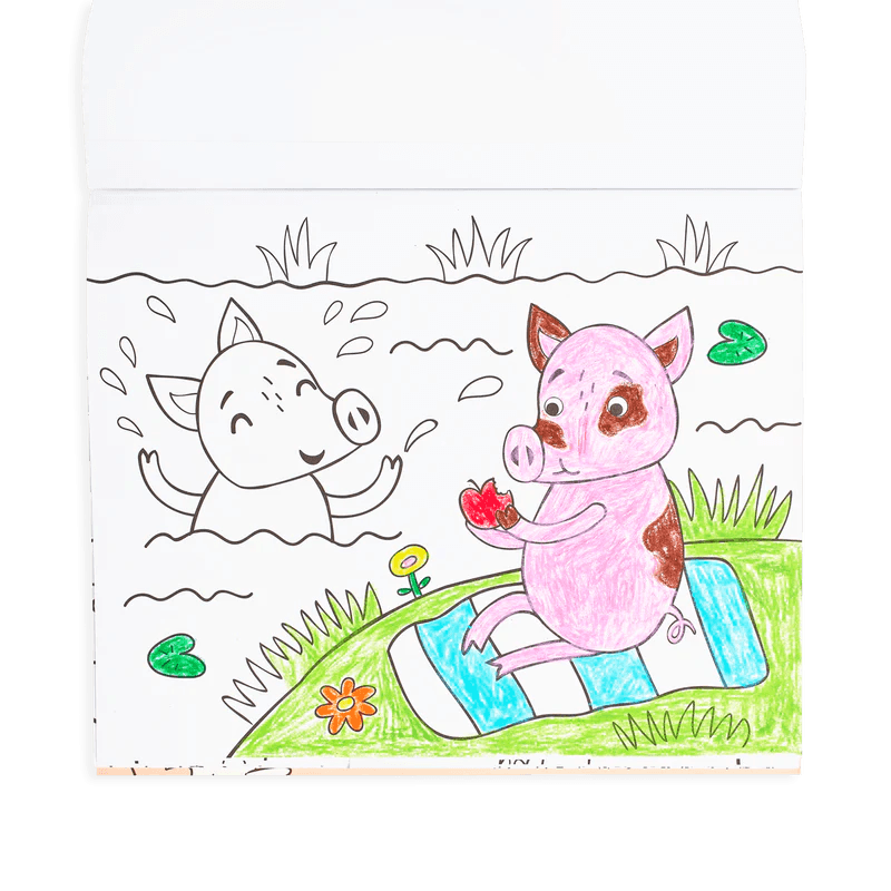 Ooly Colouring Book - Little Farm Friends - Huckle + Berry KidsOoly