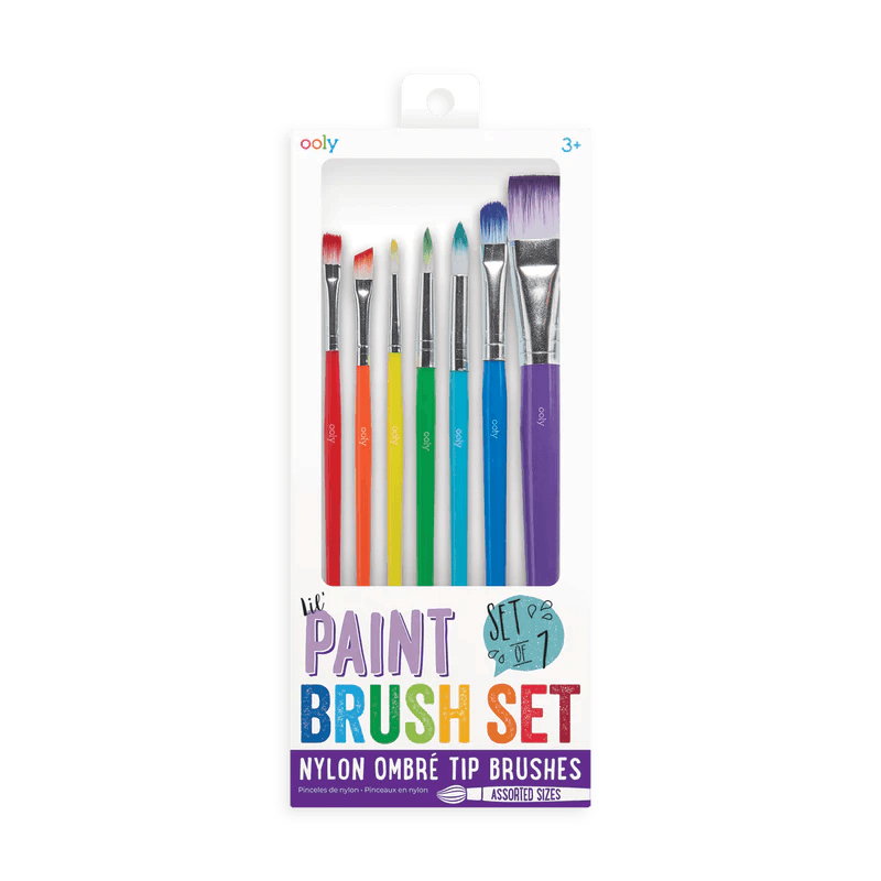 Ooly Lil' Paint Brush - Set of 7 - Huckle + Berry KidsOoly