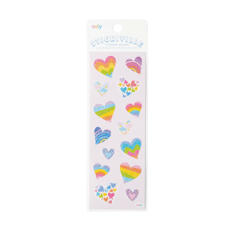 Ooly Stickiville Rainbow Hearts - Huckle + Berry KidsOoly