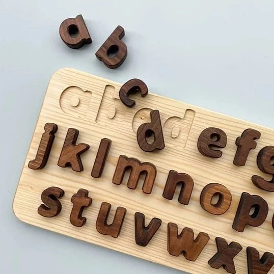 Oyuncak House Wooden Lowercase Alphabet Puzzle - Huckle + Berry KidsOyuncak House